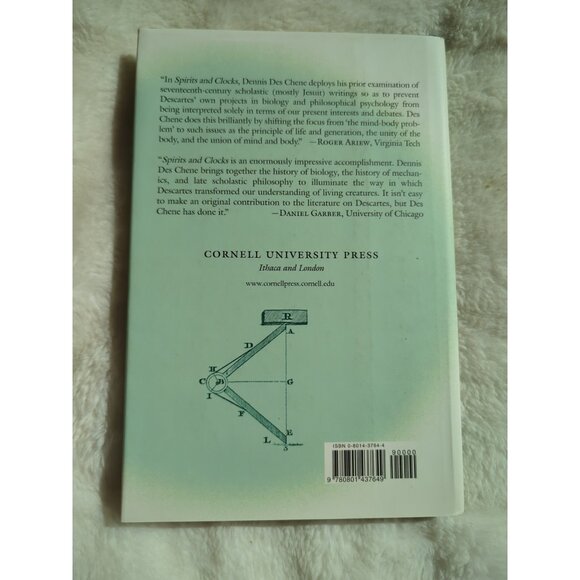 Spirits and Clocks Machine and Organism in Descartes Dennis Des Chene HC DJ Vtg - Picture 8 of 8